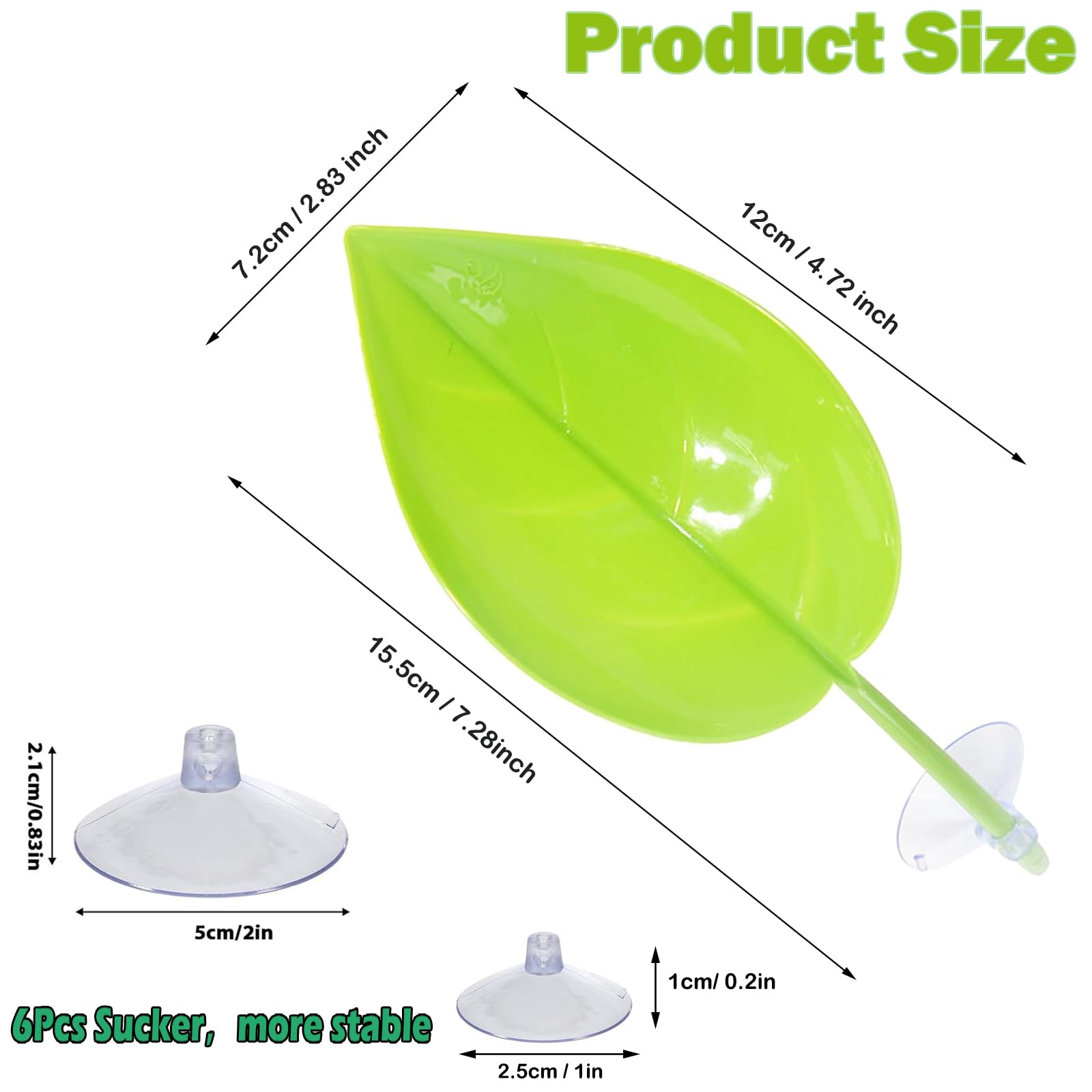 KABASI suction cups closeup demonstrates secure, stable mounting for diverse habitats.