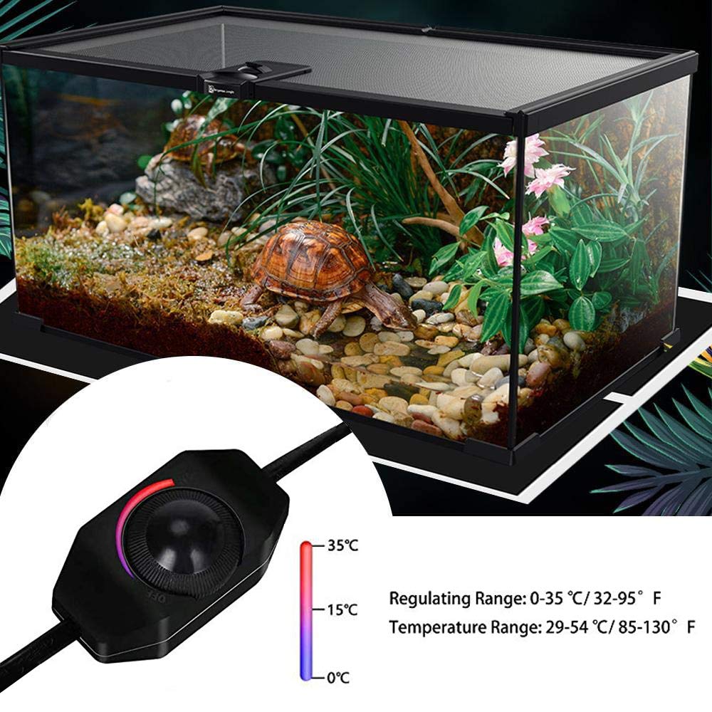 KABASI reptile heat mat ideal for snakes and lizards with safe, gentle heat