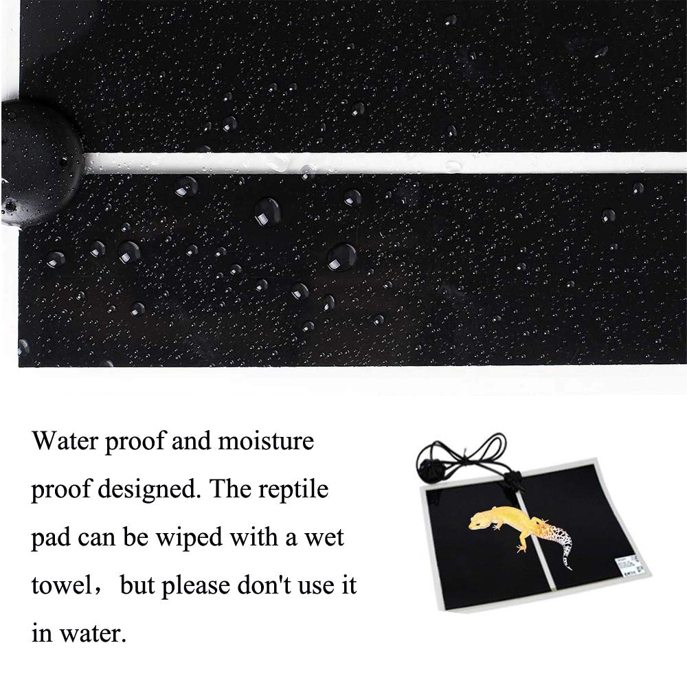 Kabasi reptile heating pad suitable for turtles, snakes, lizards, geckos