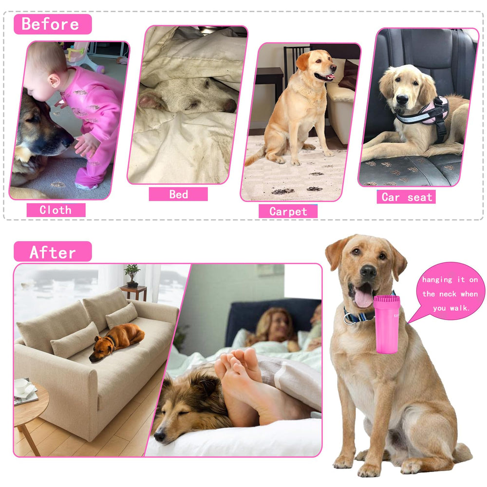 Kabetig paw cleaner grooming attachment for quick baths