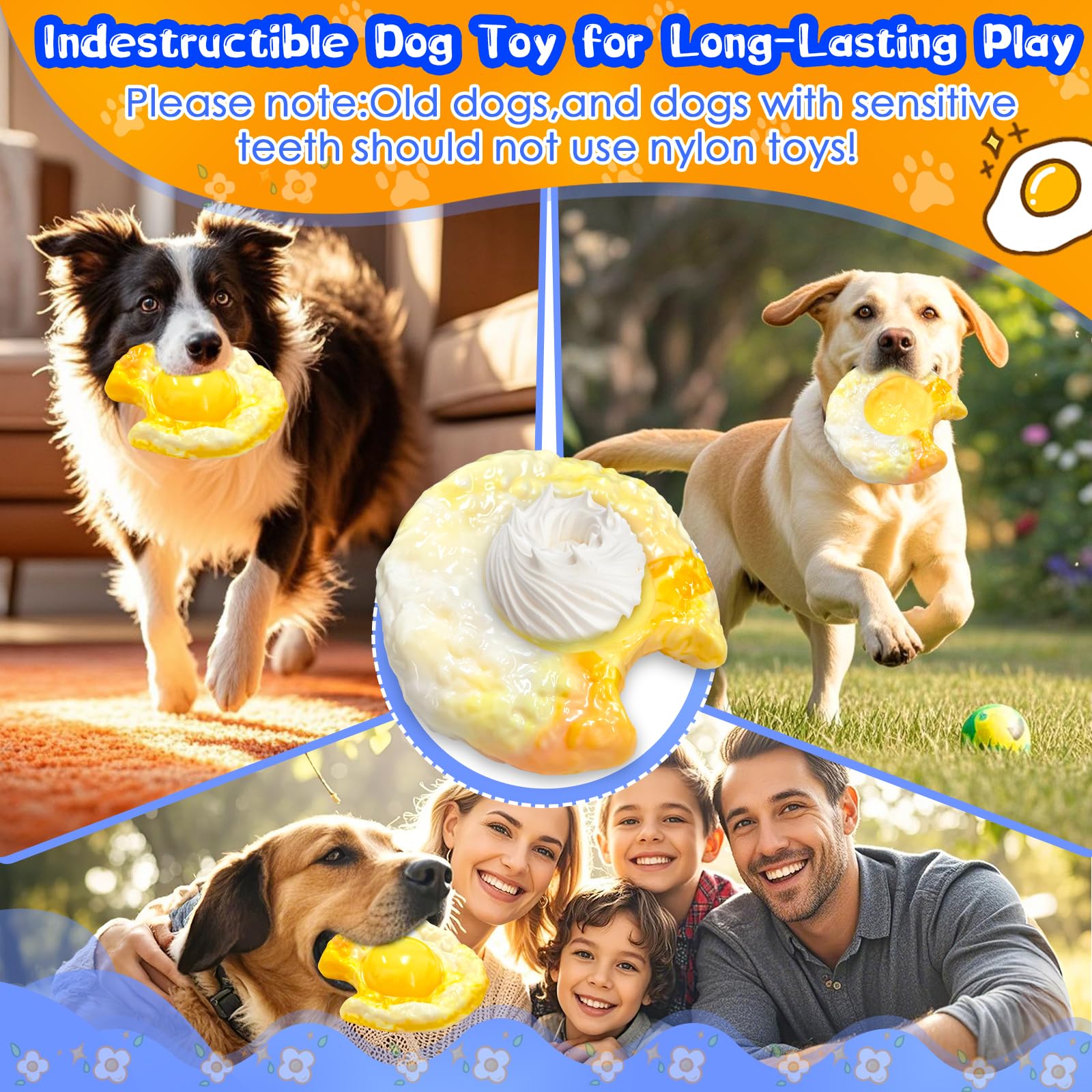 kachewlulu back groove design can be filled with peanut butter for added focus