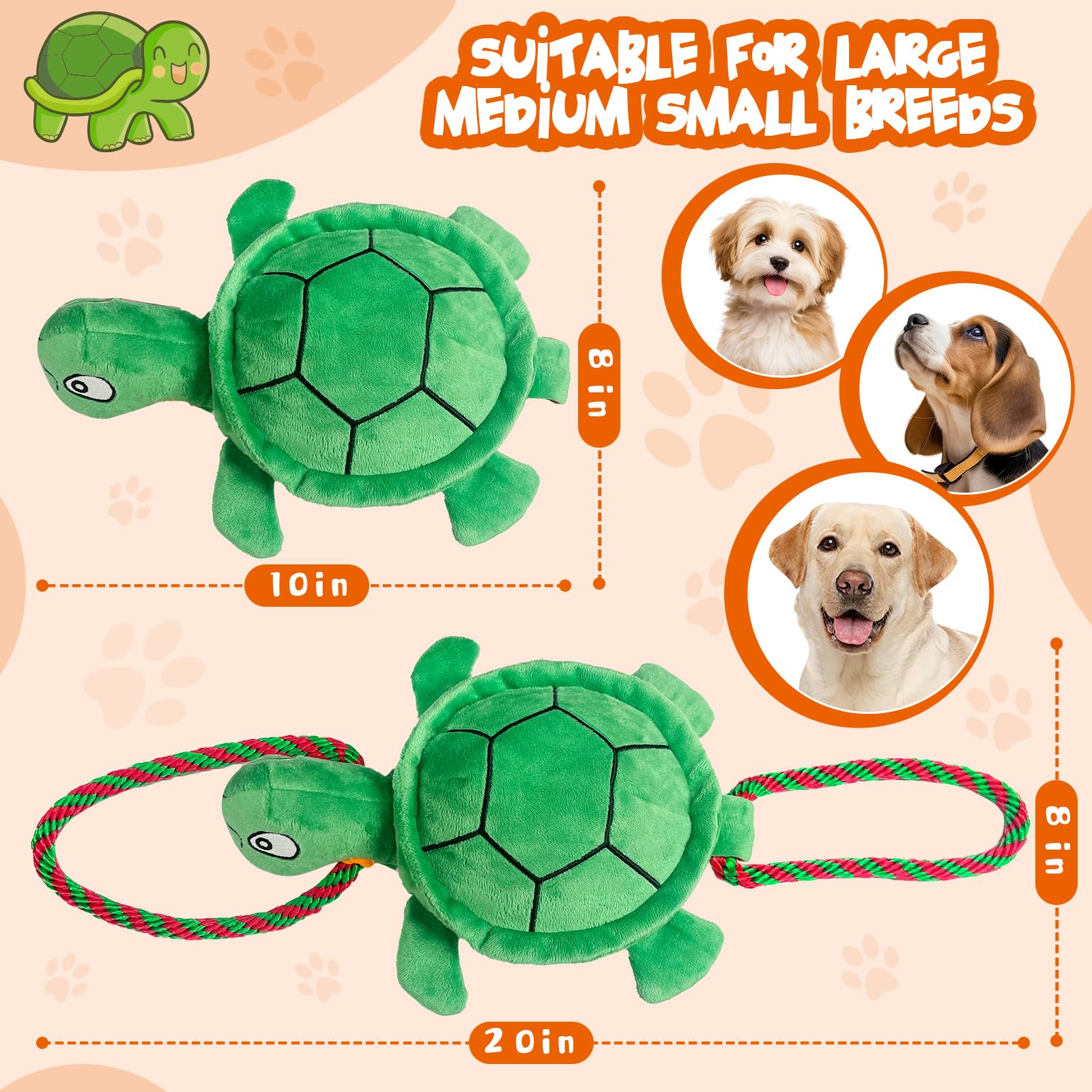 kachewlulu cotton-filled squeaker closeup for soft chew