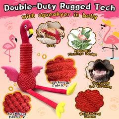 Kachewlulu-soft-fabric-dog-toy provides gentle chewing with reinforced durability