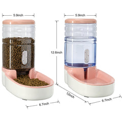 Kacoomi large-capacity 3.8L dog cat feeder ready for extended pet meals away.
