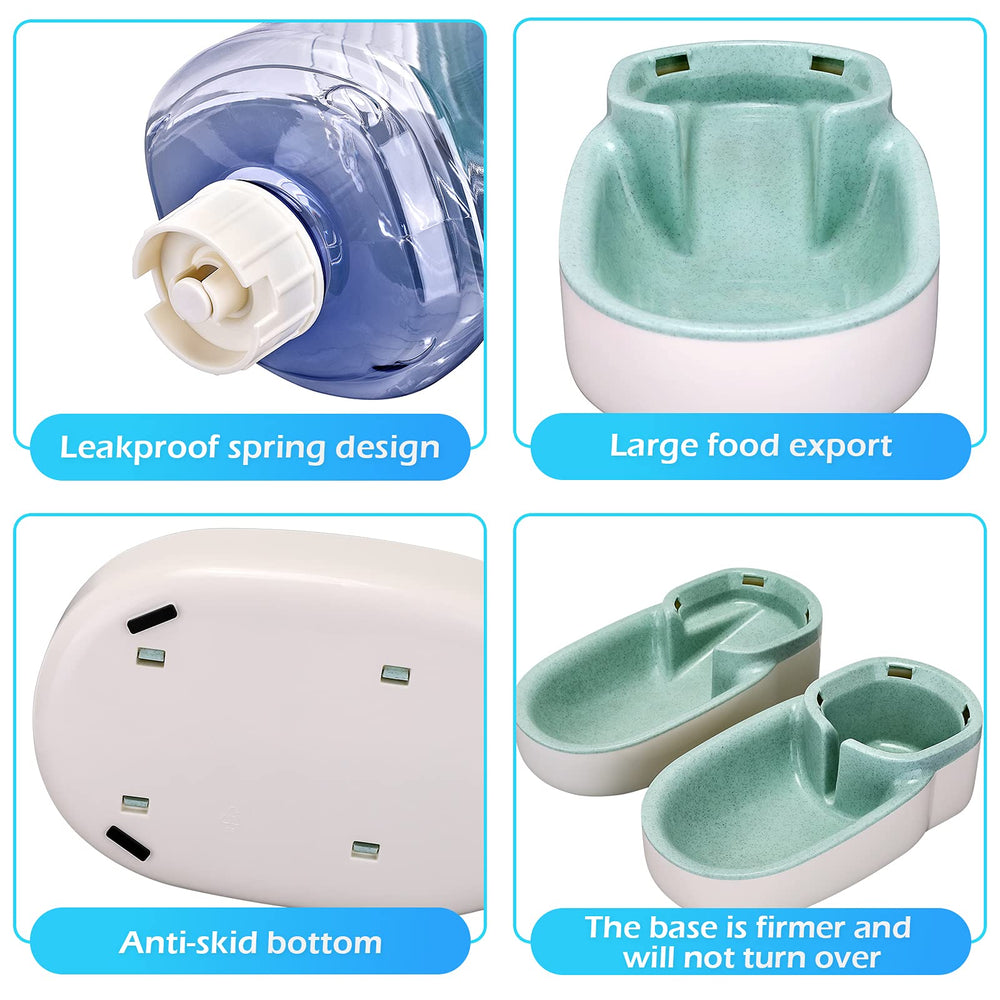 Kacoomi water dispenser uses spiral valve to prevent leaks.