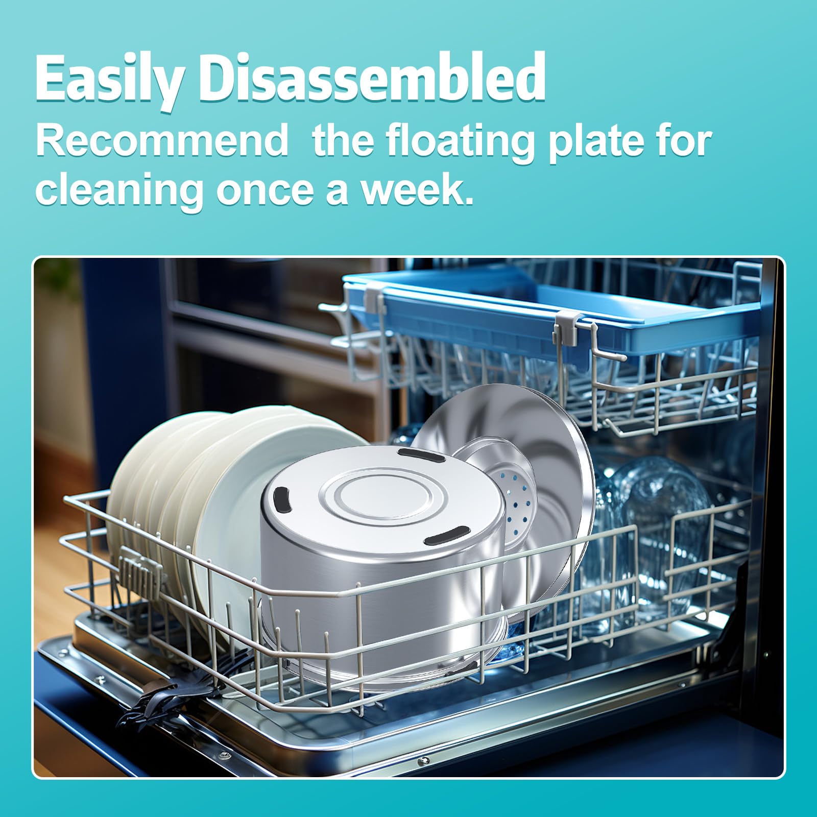 Kactoily large-capacity bowl ideal for large dogs and multi-pet households.