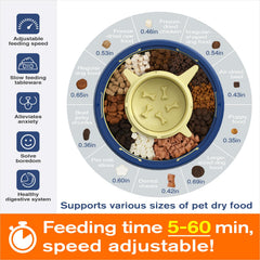 KADTC-176-oz-capacity-dog-feeder illustrates ample kibble for larger breeds.