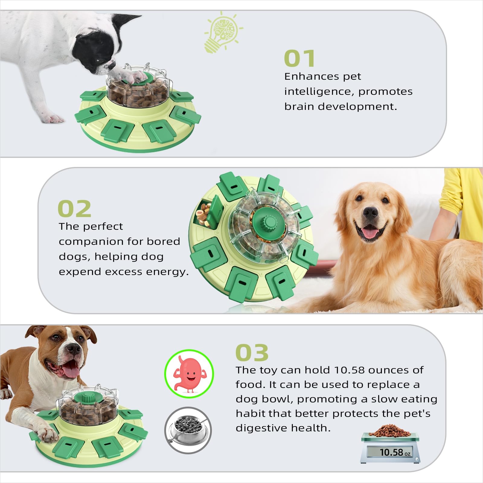 KADTC dog enrichment playtime image illustrates durable, bite-resistant construction for everyday use.