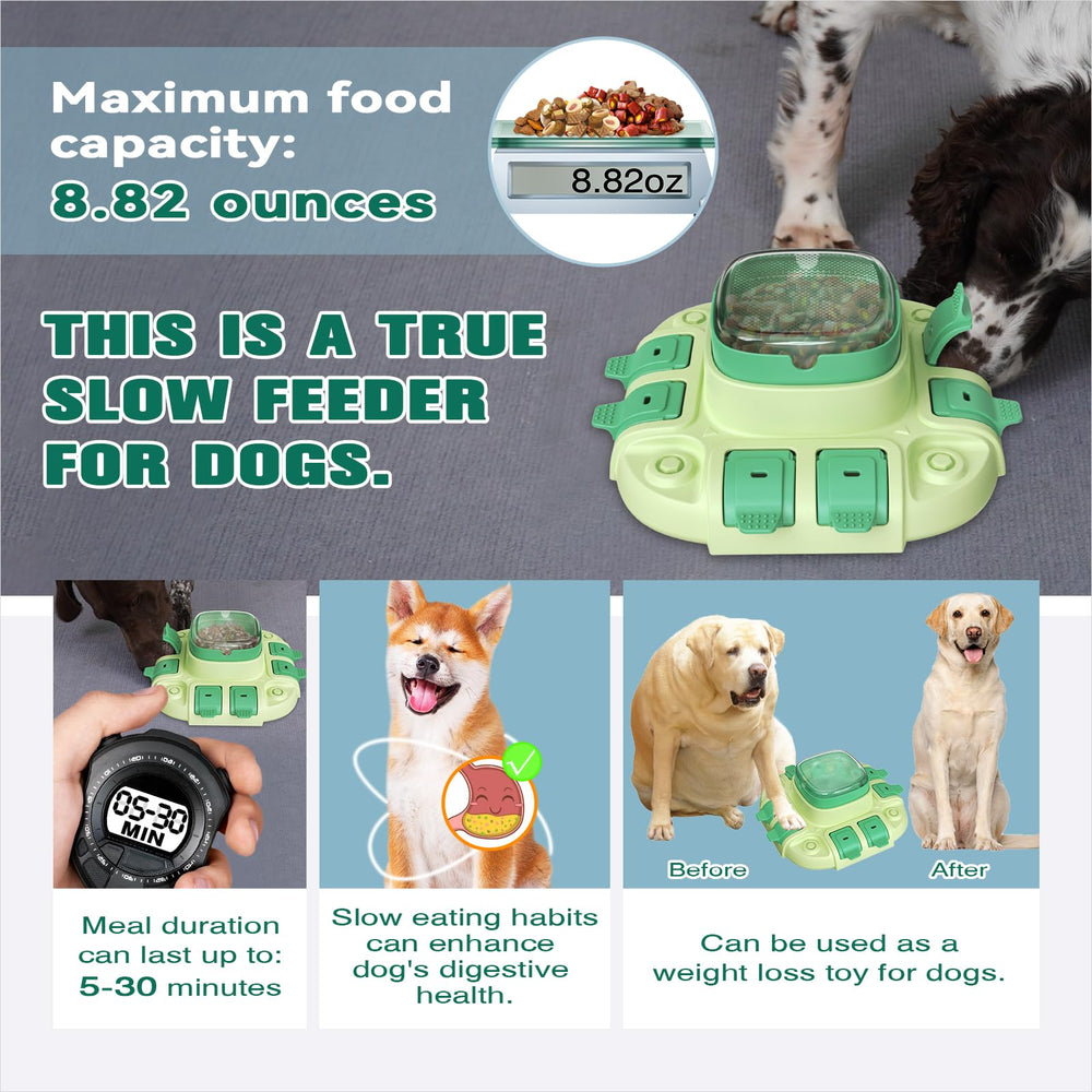 KADTC dog puzzle enrichment play demonstrates anxiety relief through mindful feeding