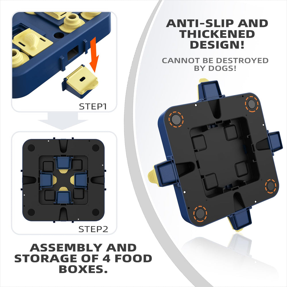KADTC non-slip base provides stable engagement on wood, tile, or carpet.