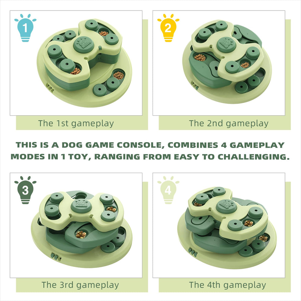 KADTC puzzle toy uses safe ABS materials for dog-safe enrichment.