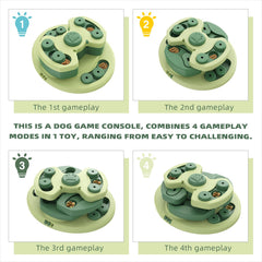 KADTC puzzle toy uses safe ABS materials for dog-safe enrichment.