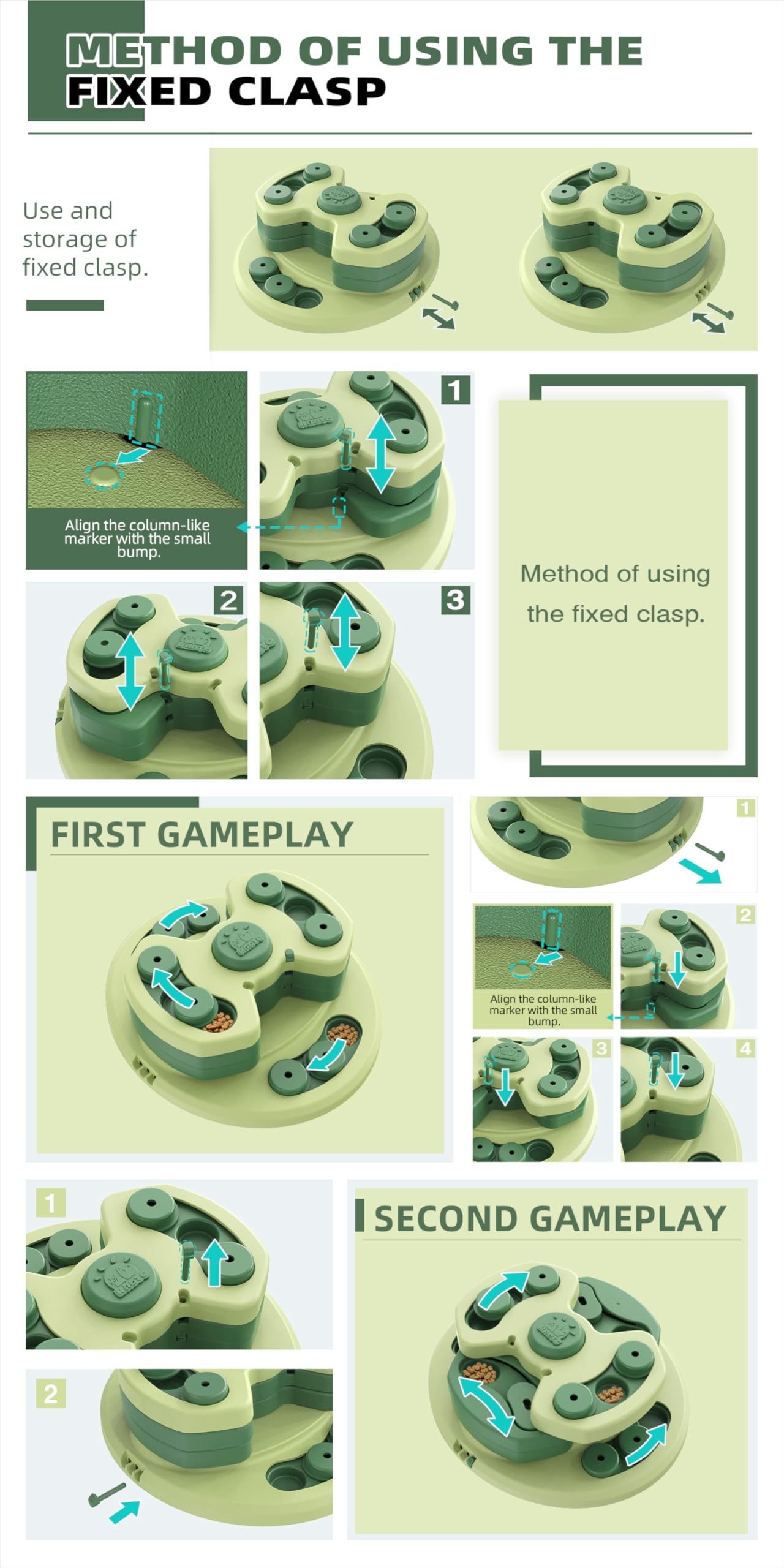 KADTC puzzle toy secure attachments reduce swallowed parts risk during play.