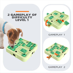 KADTC puzzle with removable flip-lid compartments for varied challenges.