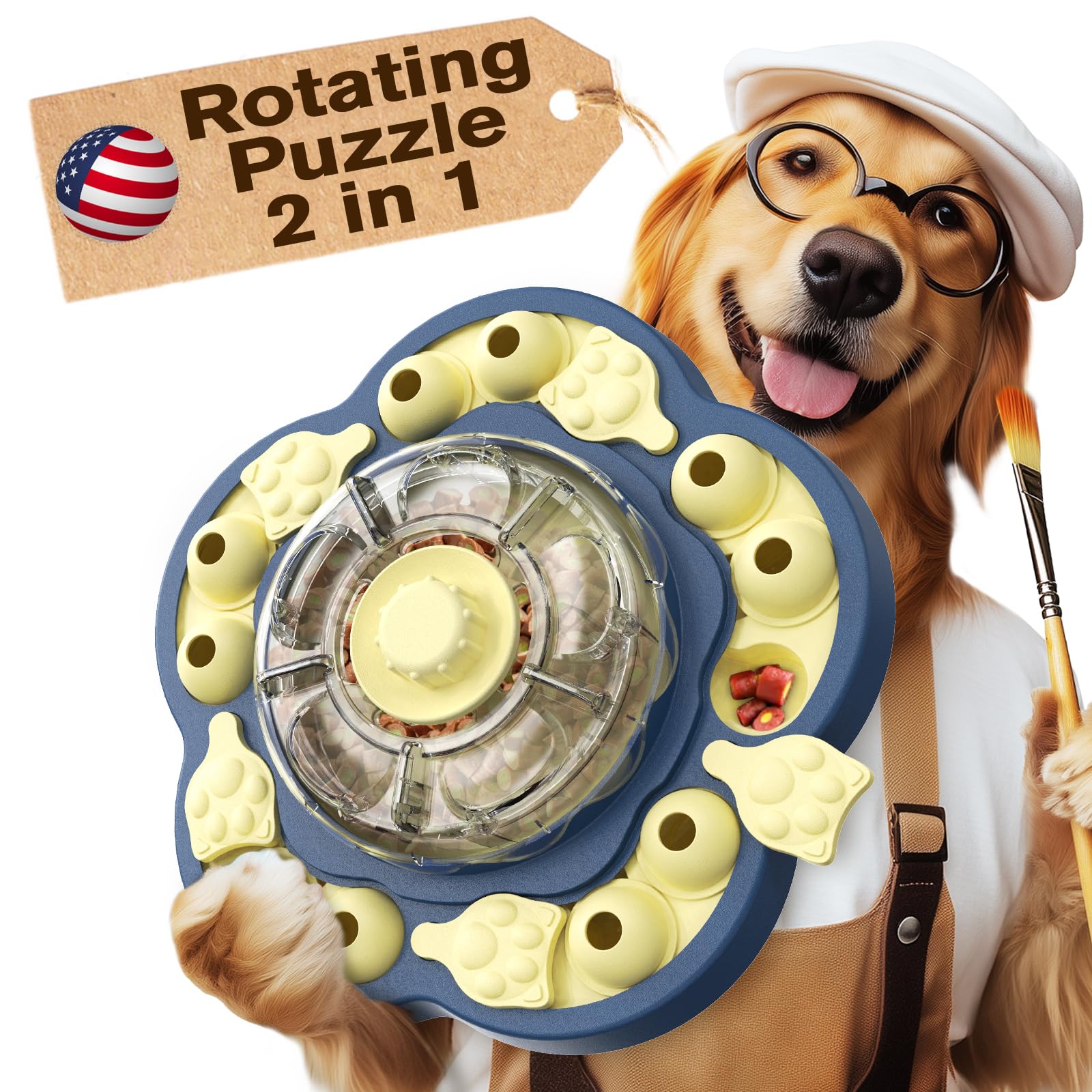 KADTC U.S.-brand three-level puzzle front view promotes mental stimulation during play
