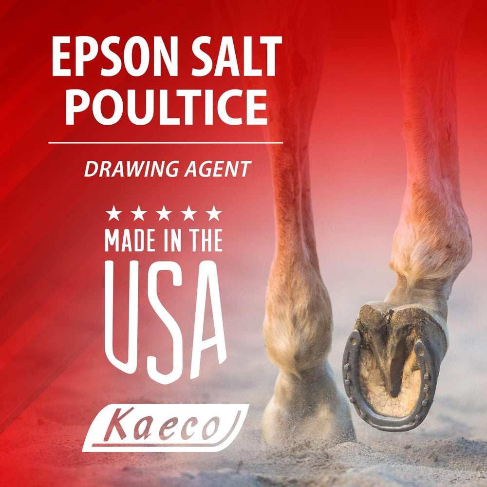 Kaeco poultice is used to draw abscesses from a hoof or foot.