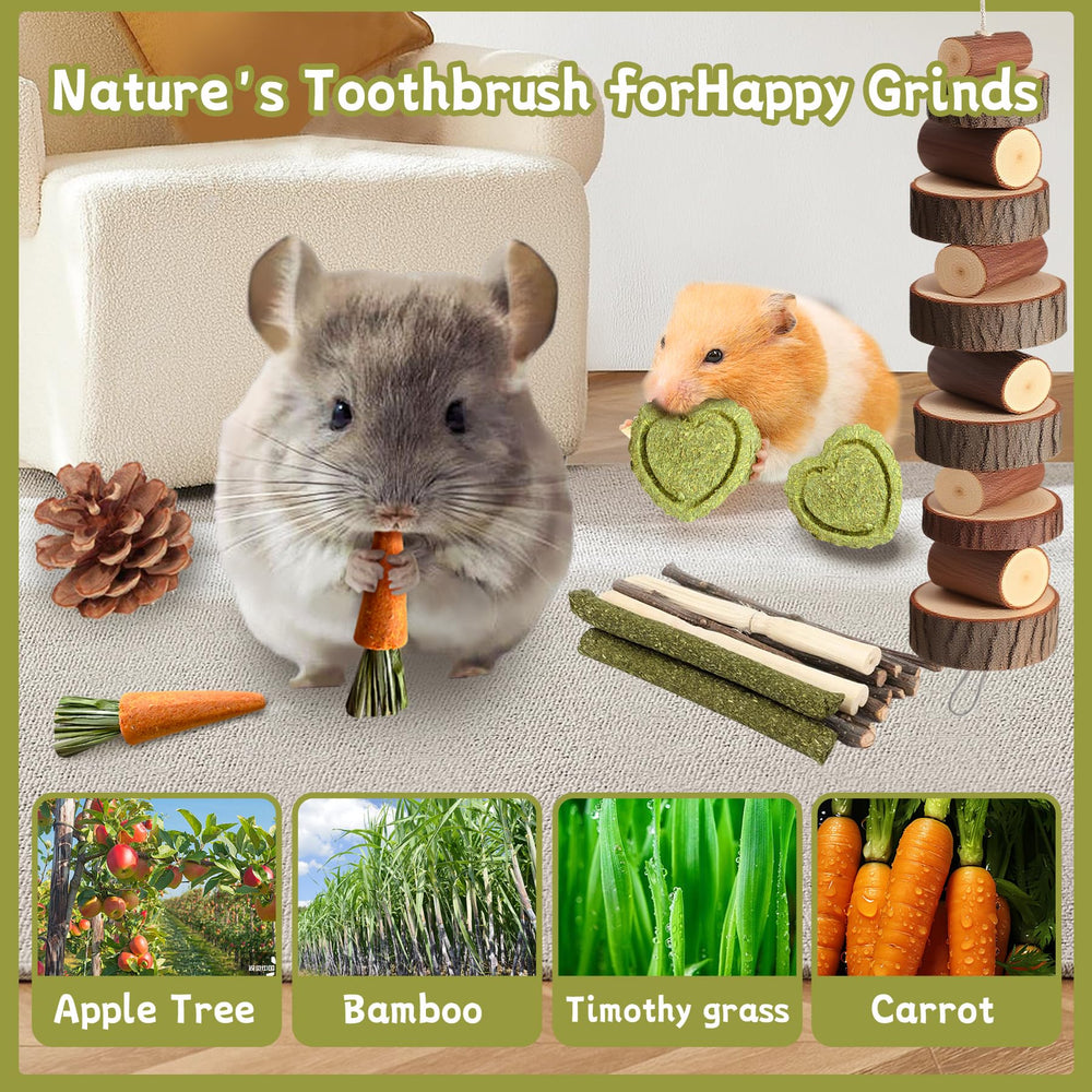 Kagoty hamster chew toys bridge adds climbing fun and cage interaction.