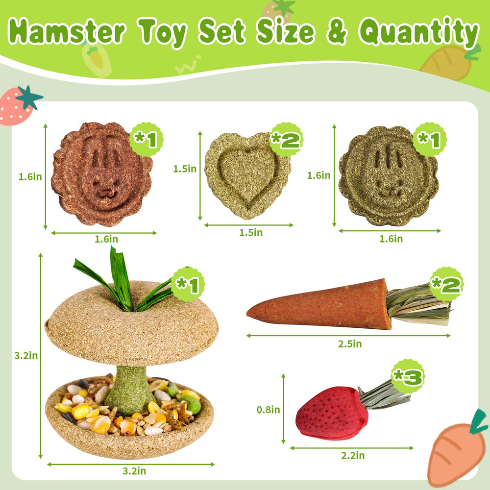 Kagoty Strawberry Treat strawberry-shaped snack adds playful enrichment for pets.