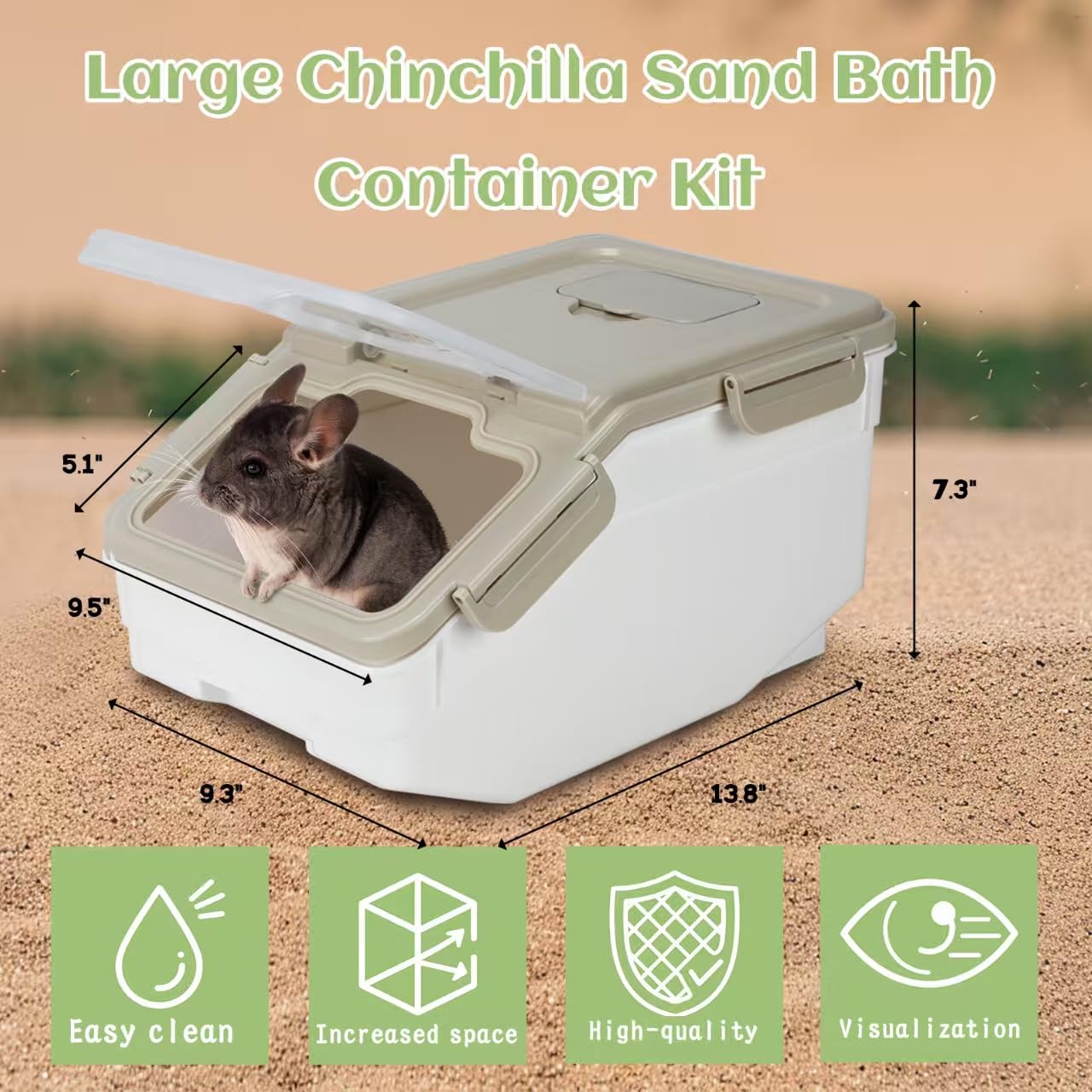 KAINUM dust bath kit tools included for easy care during shedding