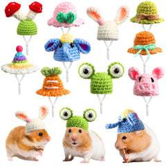 Kajaia hamster hat frog style on small pet for cute daily dress-up