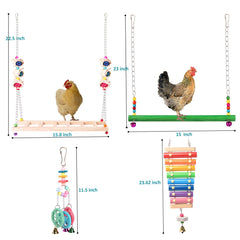 KAKUNM chicken mirror toy encourages exploration and social behavior.