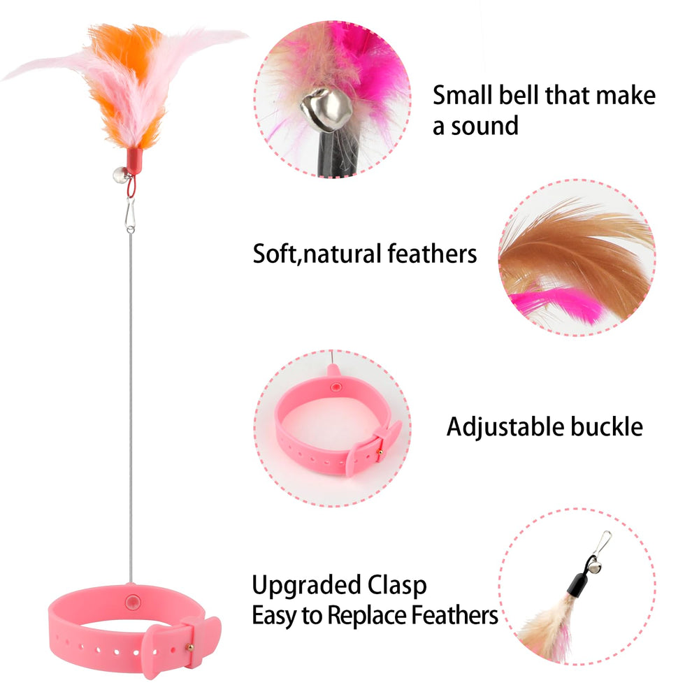 Kalamanda cat collar toy adjustable collar fits various sizes for indoor use