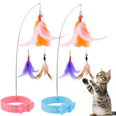 Kalamanda cat collar toy unboxing closeup for interactive play and exploration