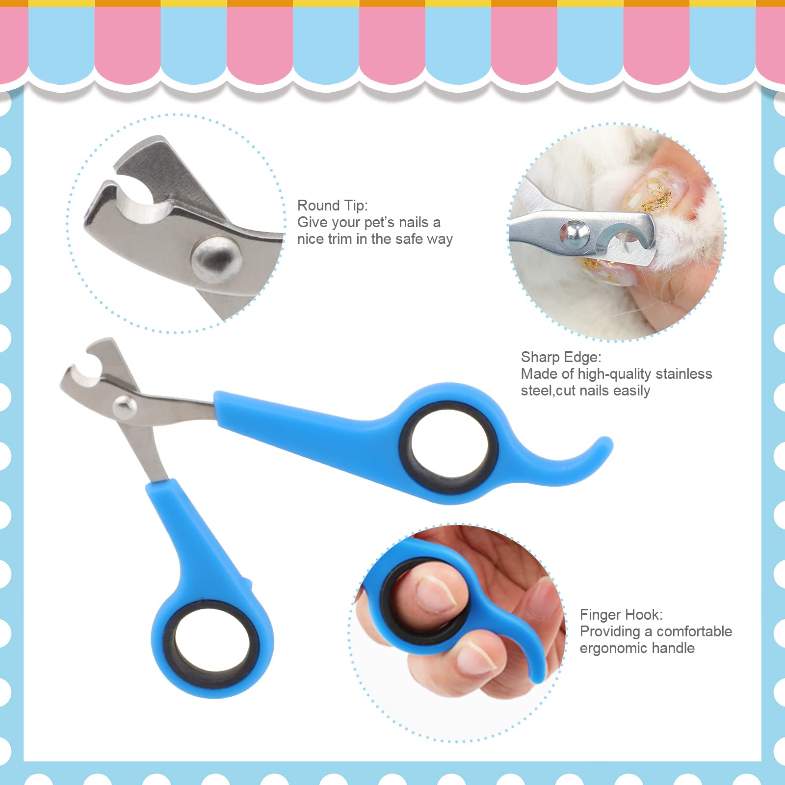 KALAMANDA comb long handle for easy detangling and grooming