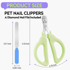 Kalamanda pet nail clipper ergonomic handle comfortable grip during grooming.