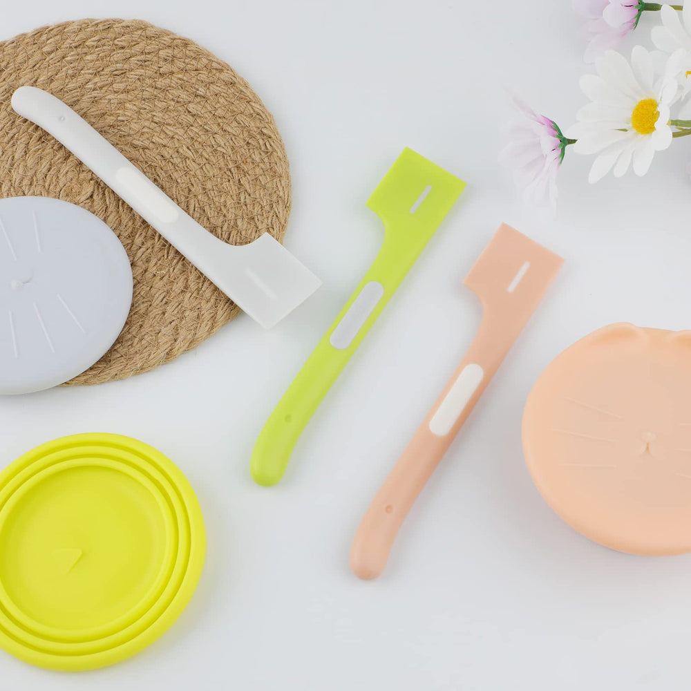 Kalamanda green spoon ready for quick serving of canned treats