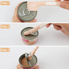 Kalamanda pink spoon showing easy scooping for wet food