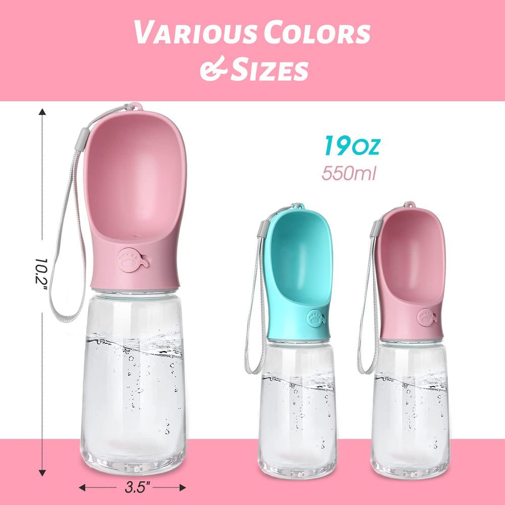 Kalimdor dog water bottle easy cleaning with removable parts