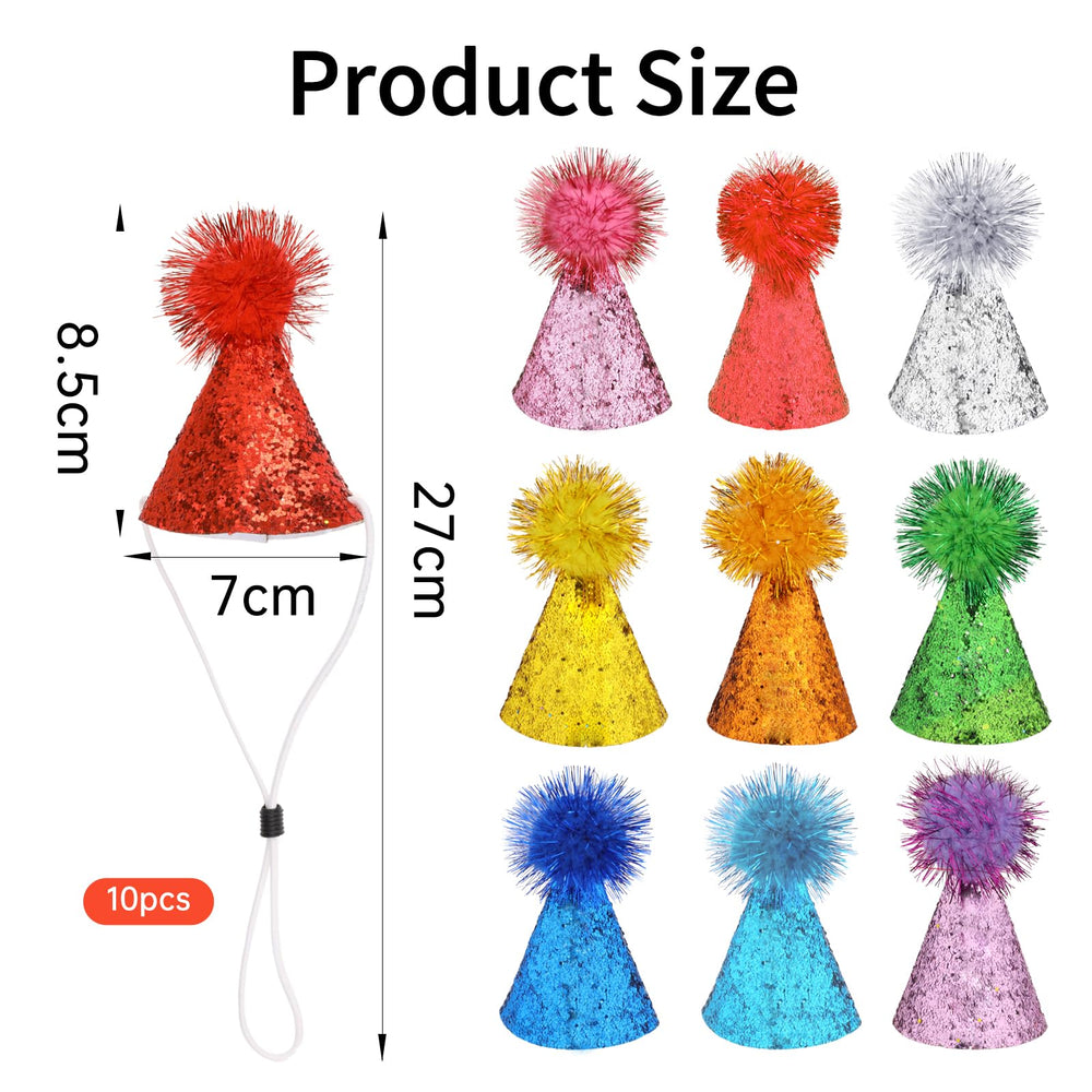 Kalione pet hats show adjustable elastic buckle for comfortable fit