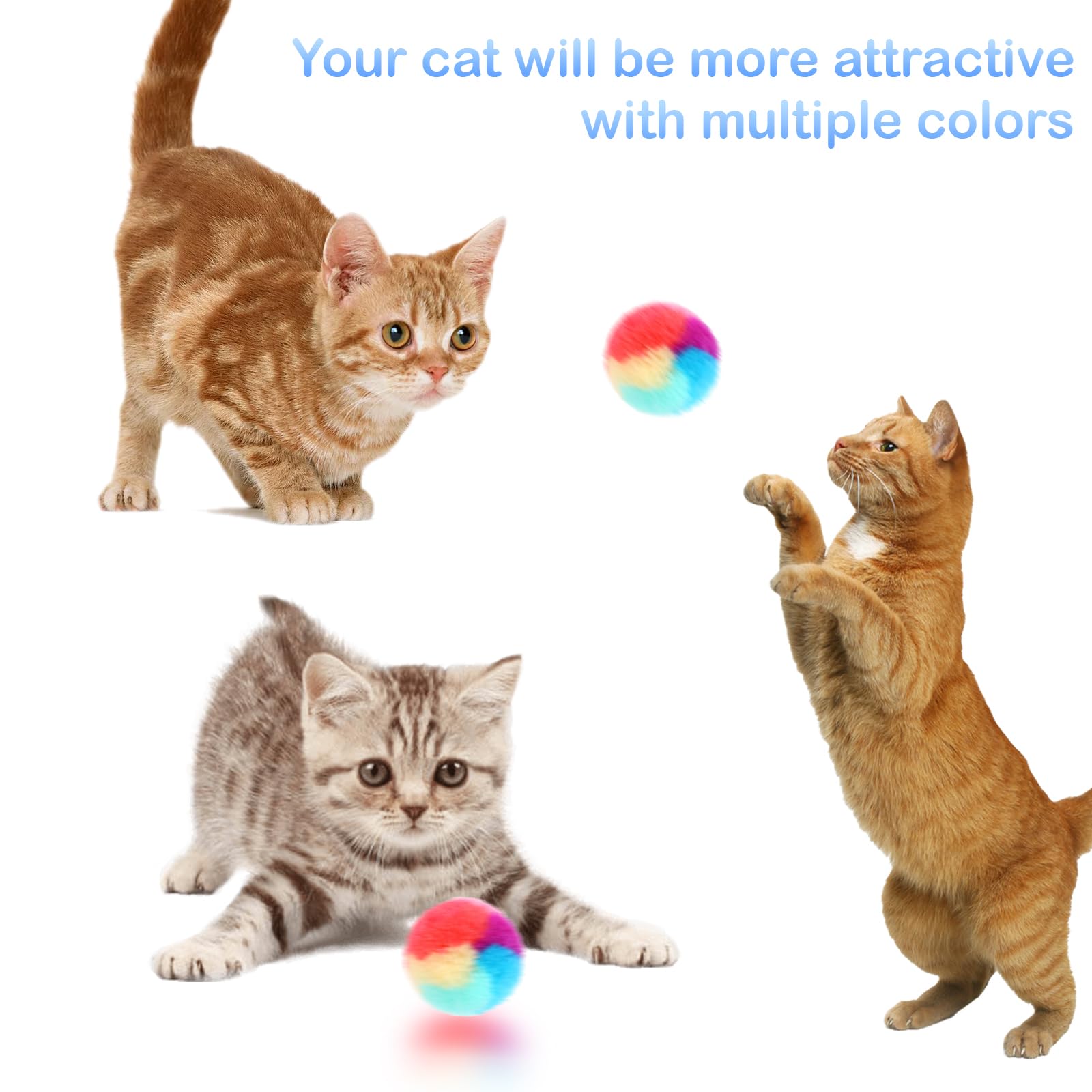 KALIONE soft plush cat ball fabric close-up for gentle touch and cat comfort.