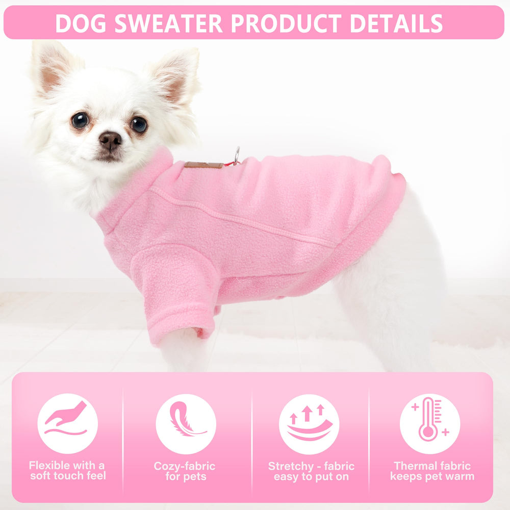 Kallfirs-cutie color-set purple-pink on small dog model.