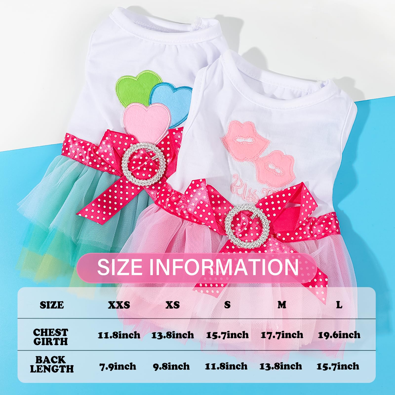 Kallfirs-cutie small dog playtime dress in vibrant color