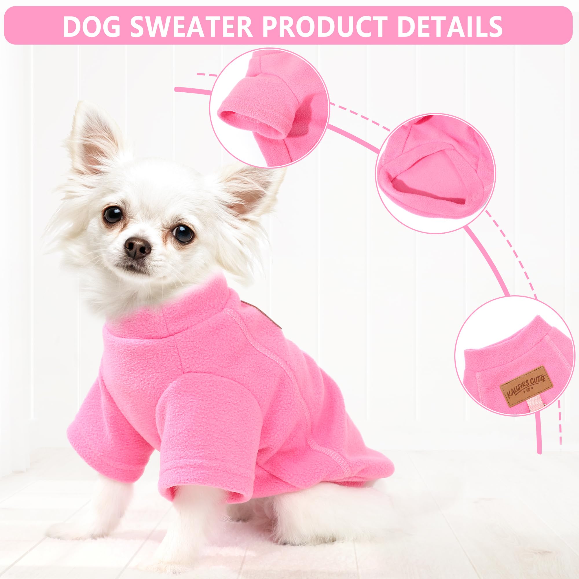 Kallfir's cutie pink-purple pullover sweater aids easy dressing with cozy turtleneck.