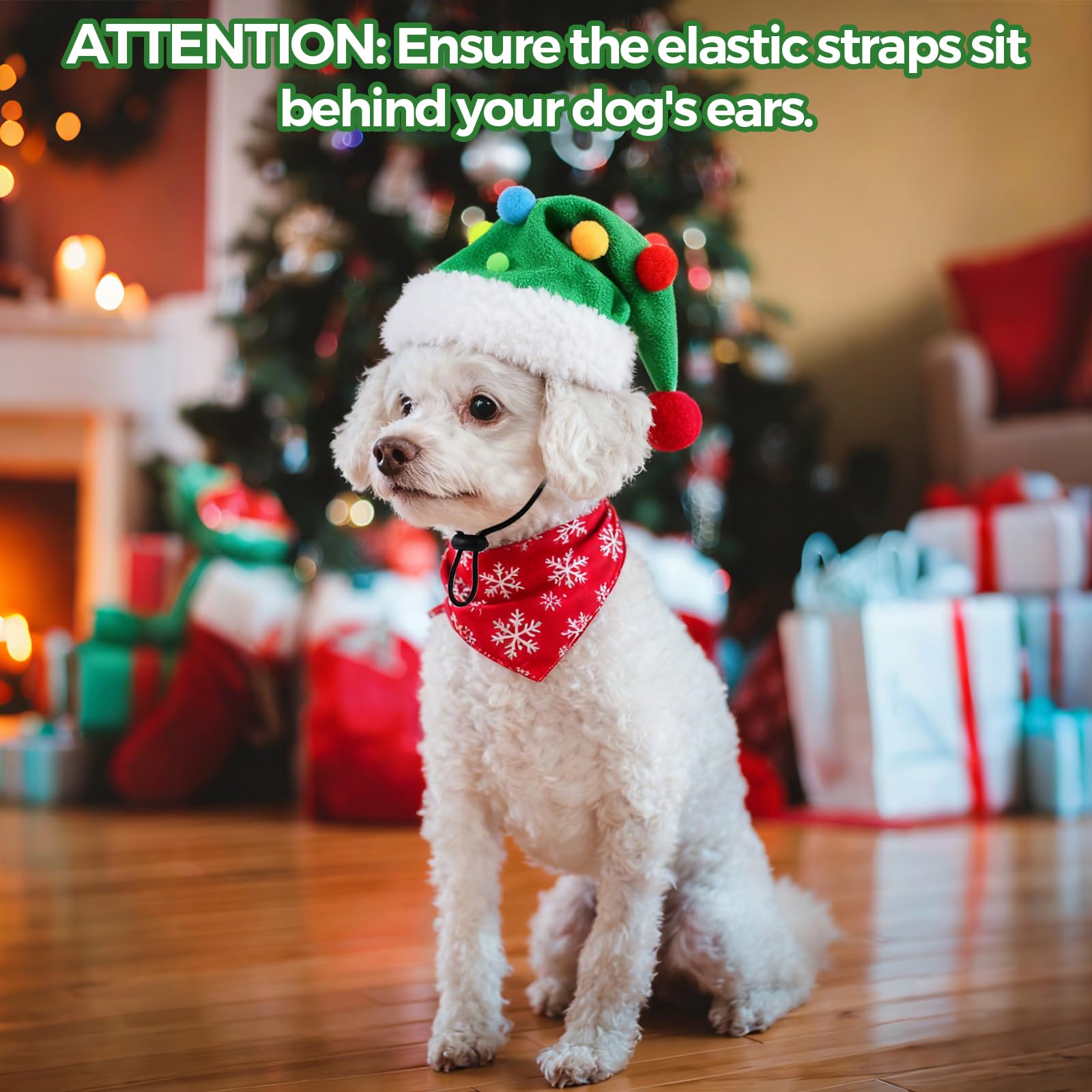 KAMA BRIDAL dog Santa hat size chart helps pick the right fit