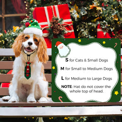 KAMA BRIDAL dog Santa hat tree-design creates unique seasonal look