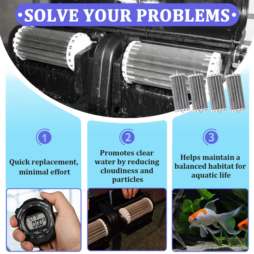 Kamrexi wet-dry filtration technology; supports a balanced habitat for aquatic life.