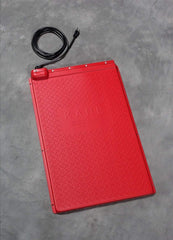 KANE Electric Pet Heat Mat in crate view demonstrates safe warmth for pets during downtime.