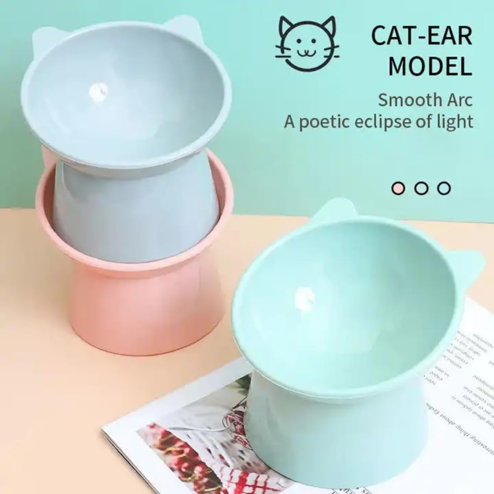 Kangnuoxue neck-protection use, elevated bowls support comfortable feeding posture