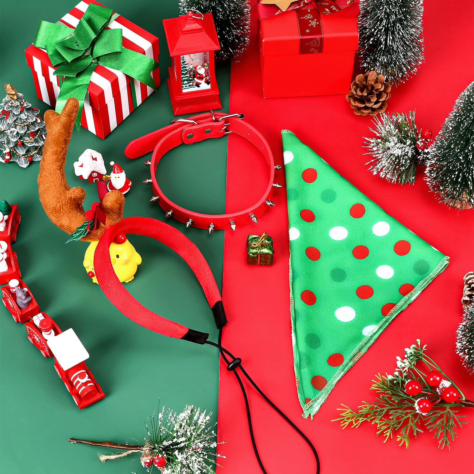 Kanmeii festive dog costume as a photo shoot centerpiece.