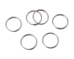 KANSPHY half-inch split key ring closeup showing durable stainless steel for keys