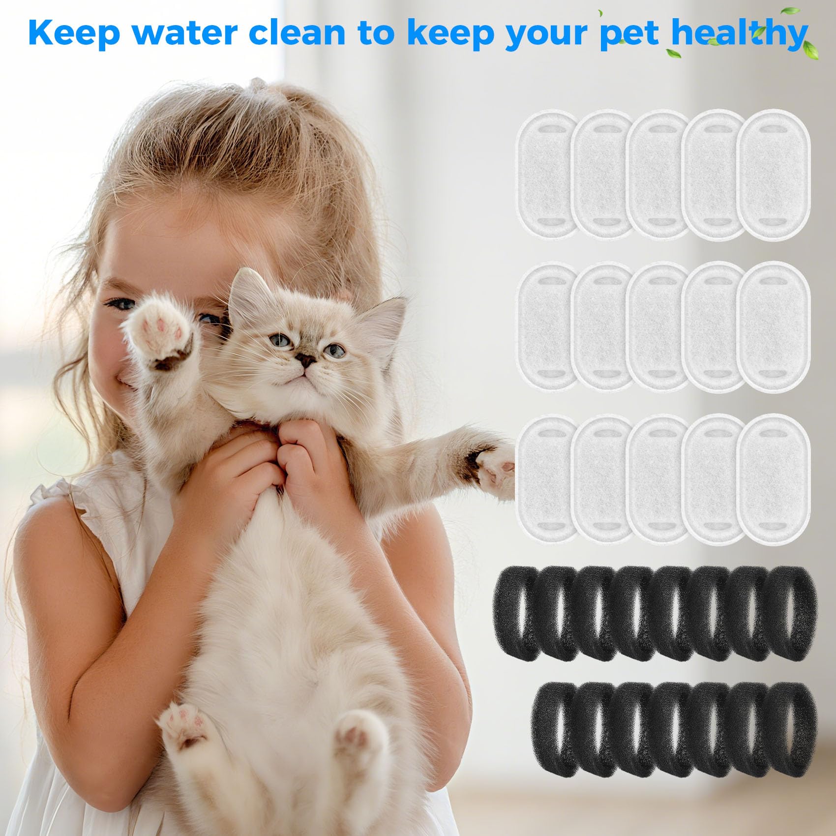 Kapawze 108oz and 67oz capacities displayed for multi-pet use