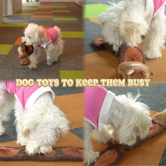Kapawze built-in squeaker and crumpled paper engage play and emotional release.