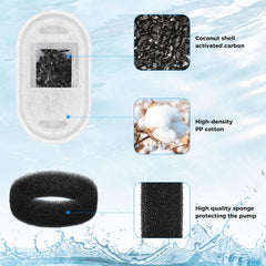 Kapawze triple-filtration close-up shows debris removal and odor reduction