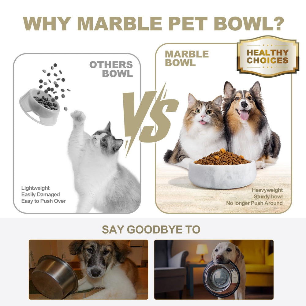 Karibiber weighted marble stability highlights heavy design reduces tipping.