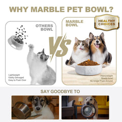 Karibiber weighted marble stability highlights heavy design reduces tipping.