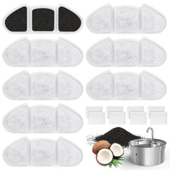 Kastty 8+8 filters pack front view for cleaner tasting water.